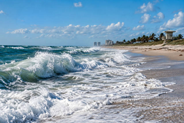 Dangerous Surf, Rip Currents Persist Along Florida’s East Coast