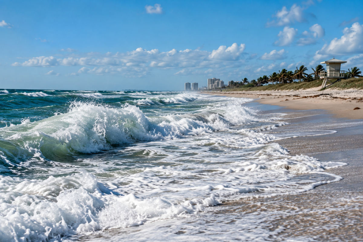 Dangerous Surf, Rip Currents Persist Along Florida’s East Coast