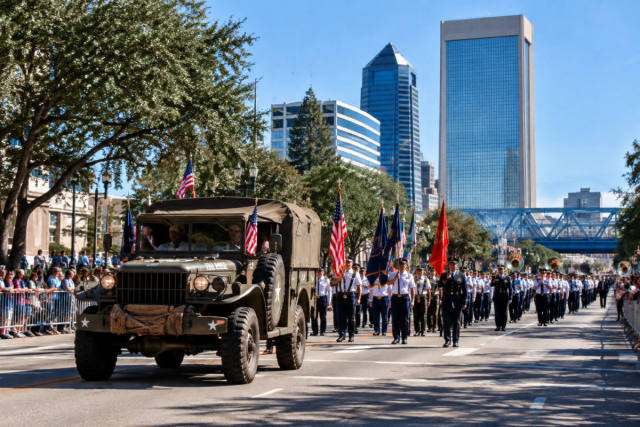 Jacksonville Veterans Day Parade Set for Nov. 11 Downtown