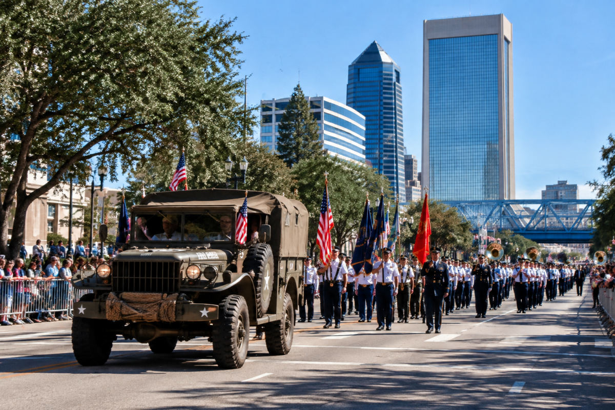 Jacksonville Veterans Day Parade Set for Nov. 11 Downtown