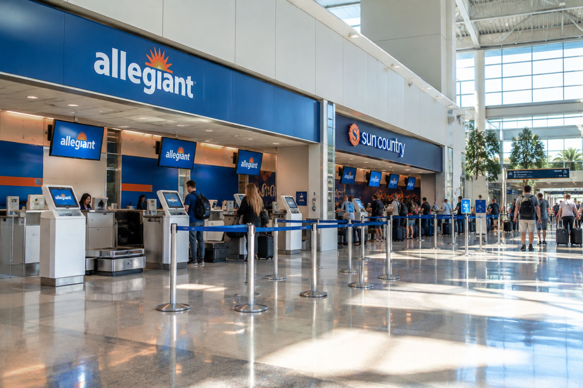 Allegiant, Sun Country Check-In Details at Orlando Airport