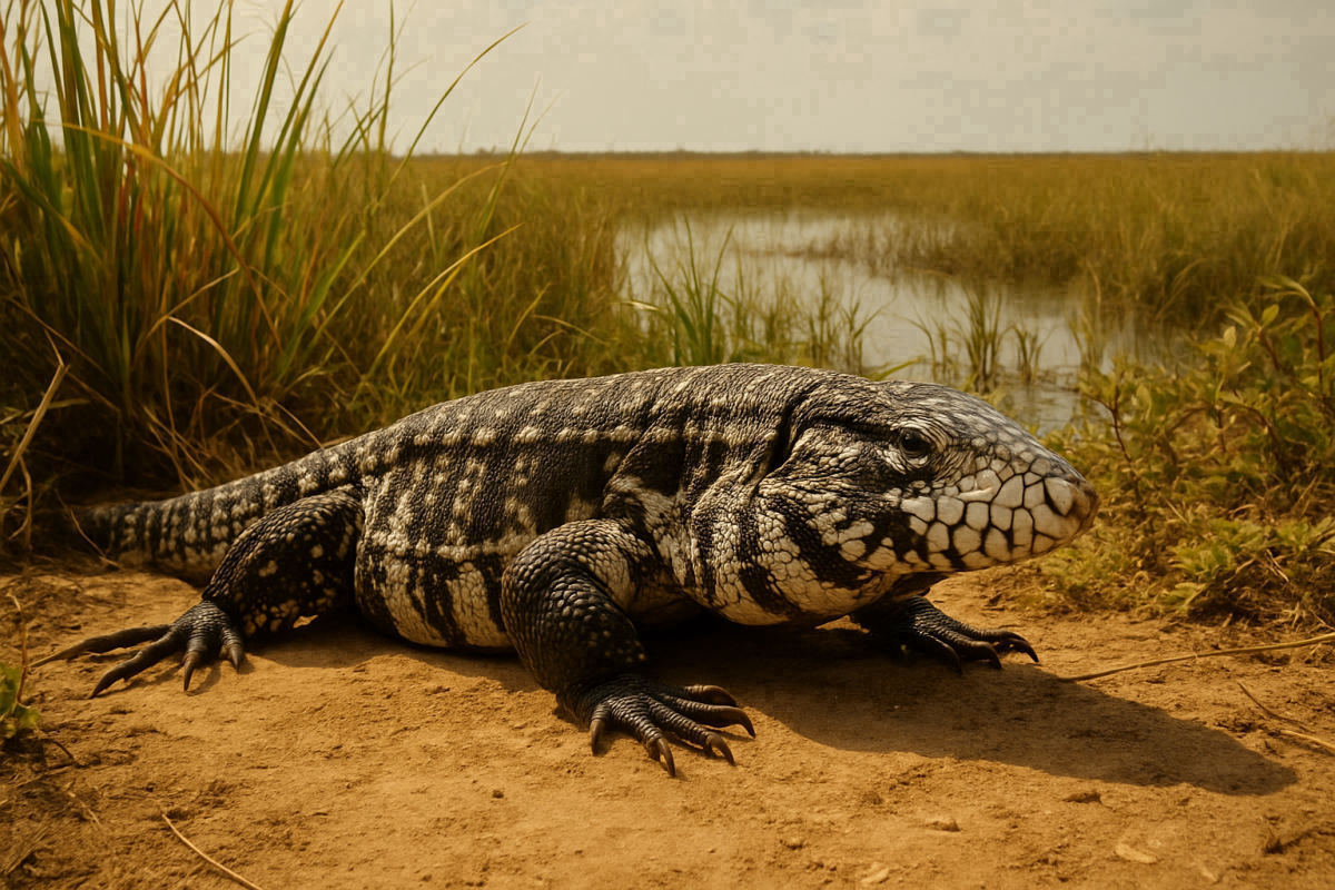 The Tegu Lizard Quietly Taking Over the Everglades
