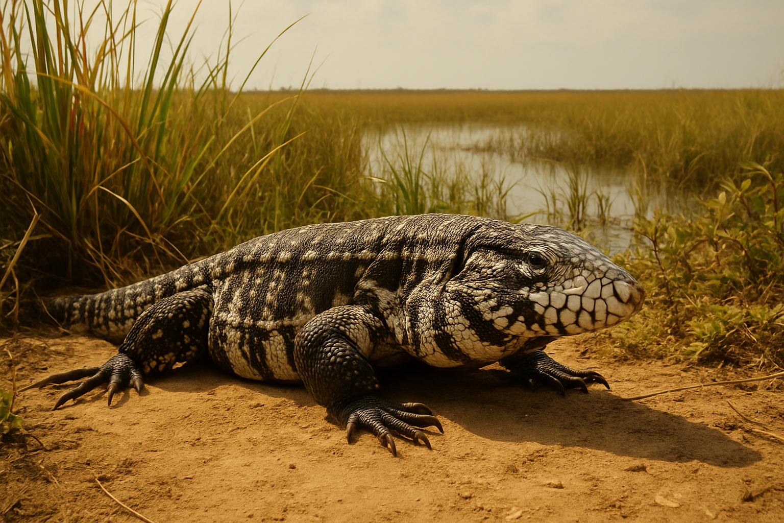 The Tegu Lizard Quietly Taking Over the Everglades