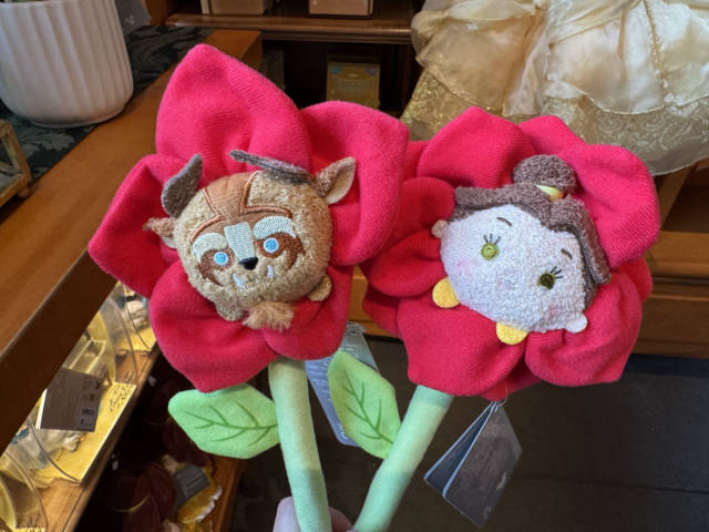 Belle and Beast Plush Flowers Arrive at Magic Kingdom