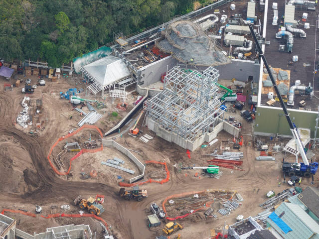 Indiana Jones Pyramid Takes Shape at Animal Kingdom