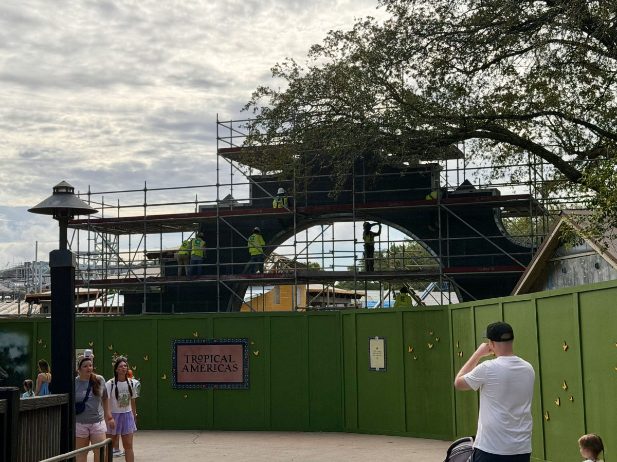 Pueblo Esperanza Arch Takes Shape at Animal Kingdom
