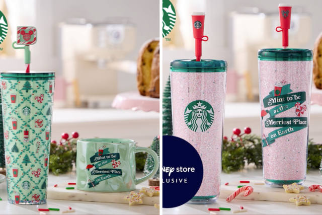 Disney and Starbucks Set ‘Mint to Be’ Collection Release