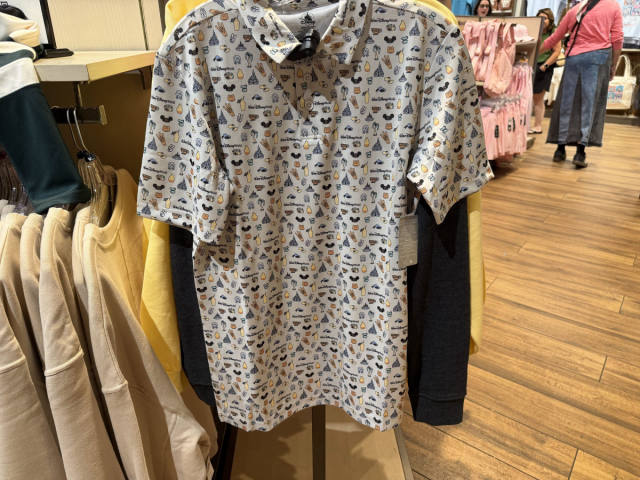 Disney World Polo Brings Park Icons and Snacks to One Shirt