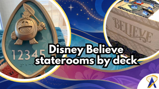 Disney Believe Reveals Stateroom Themes by Deck