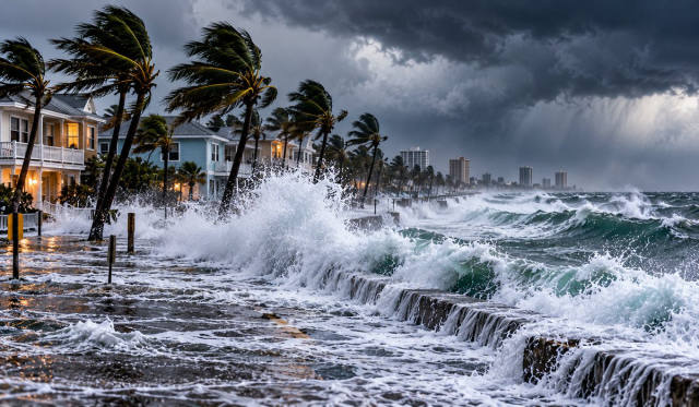 Coastal Flood and High Surf Warnings Grip Florida’s East Coast