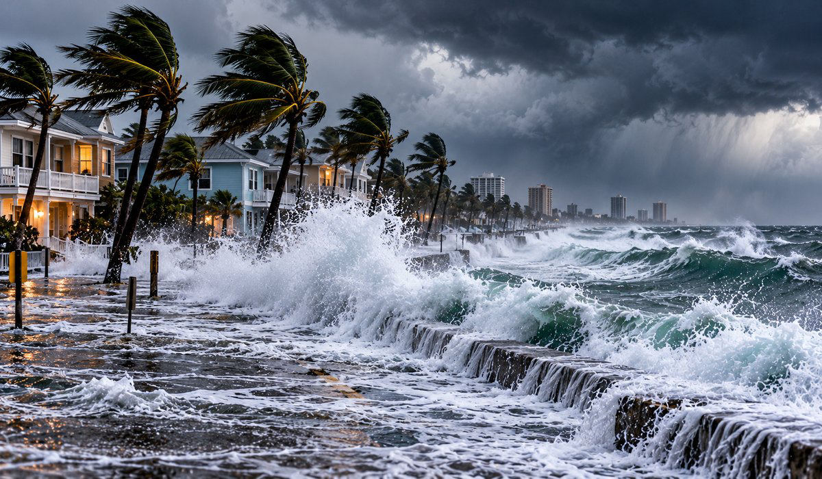 Coastal Flood and High Surf Warnings Grip Florida’s East Coast