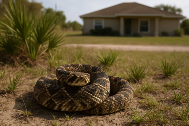 Wildlife Officers Remove Rattlesnake From Gulf Cove Home