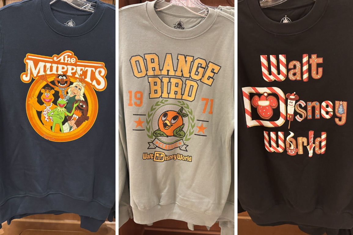 Orange Bird, Muppets and Holiday Sweatshirts Arrive at Disney