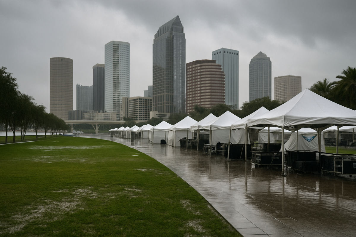Weather Disrupts Tampa Bay Festivals and Bike Fest