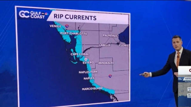 High Rip Current Risk Posted for Southwest Florida Beaches