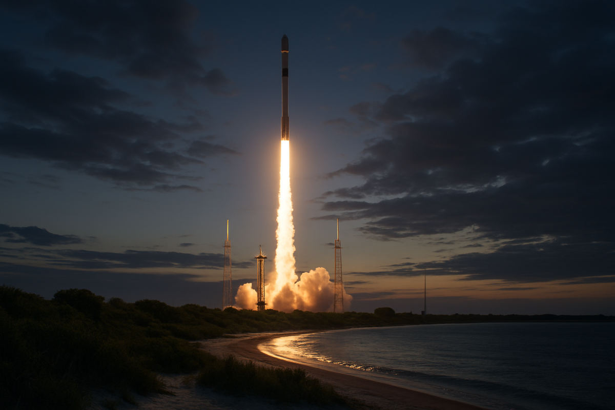 SpaceX Predawn Launch Faces Unsettled Space Coast Weather