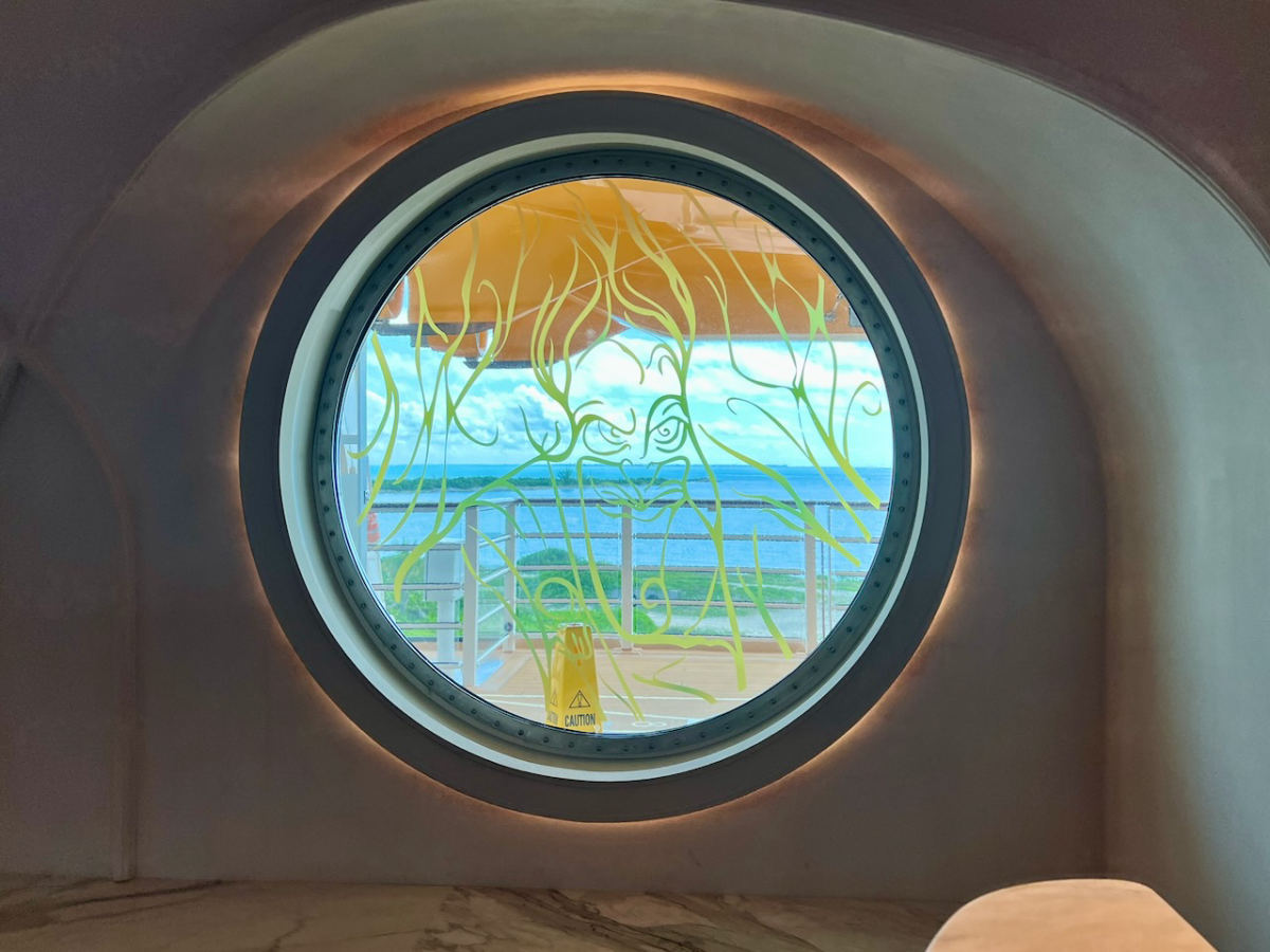 Disney Wish Adds Halloween Character Art to Portholes