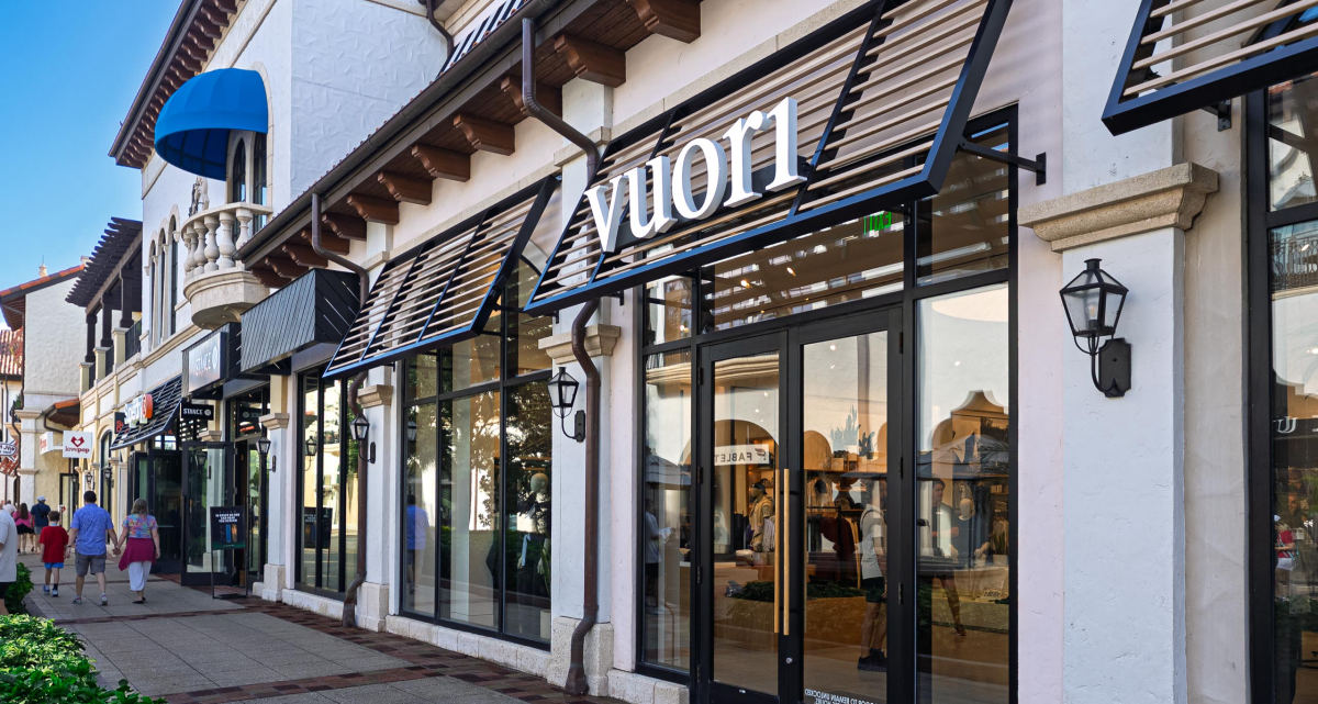 Vuori Opens at Disney Springs Town Center