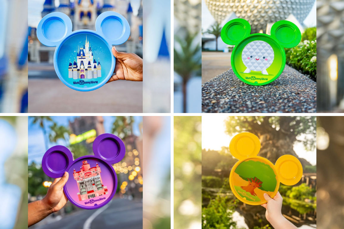 Mickey-Shaped Park Icon Plates Coming to Disney World