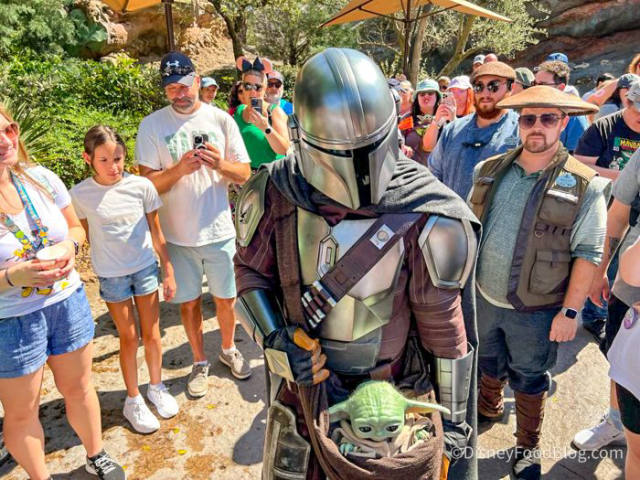 Mandalorian and Grogu Get Set Meet-and-Greet at Hollywood Studios