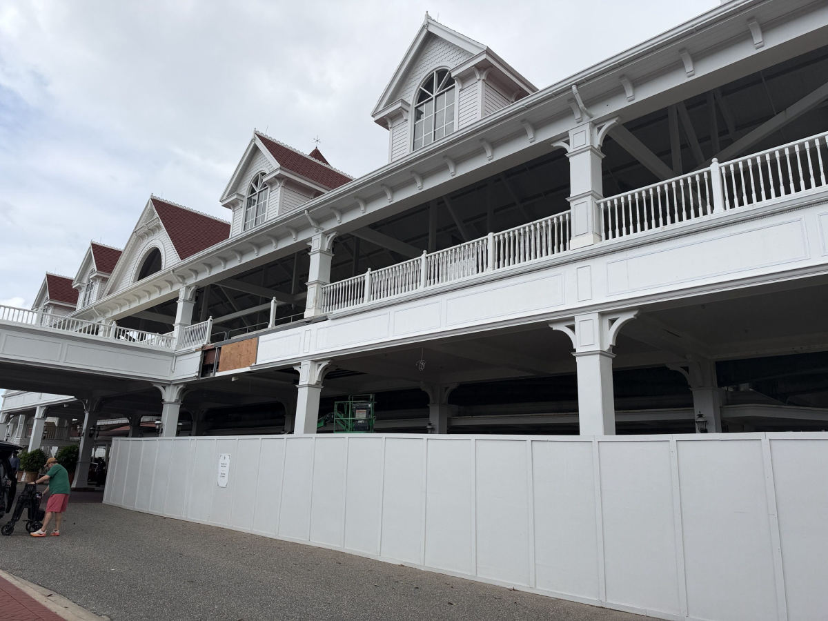 Grand Floridian Monorail Station Work Nears Completion
