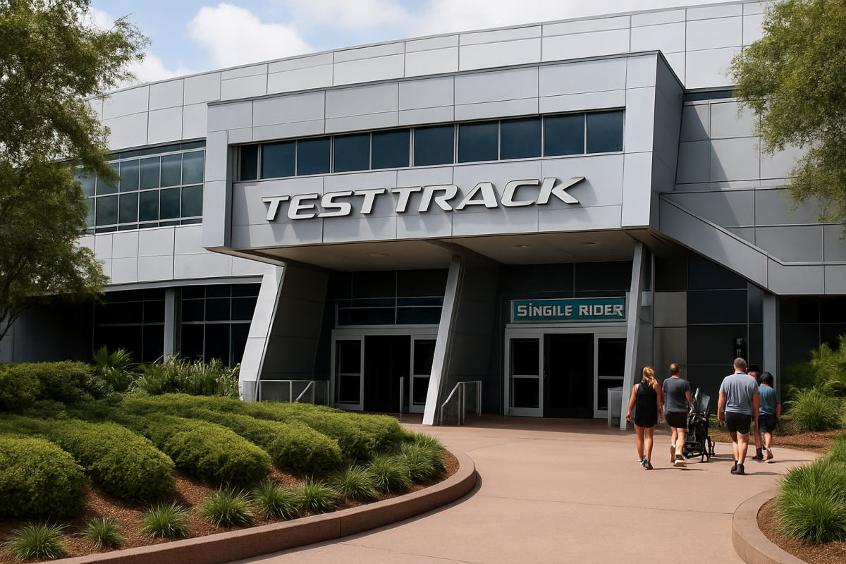 Test Track Single-Rider Line Closed for EPCOT Test