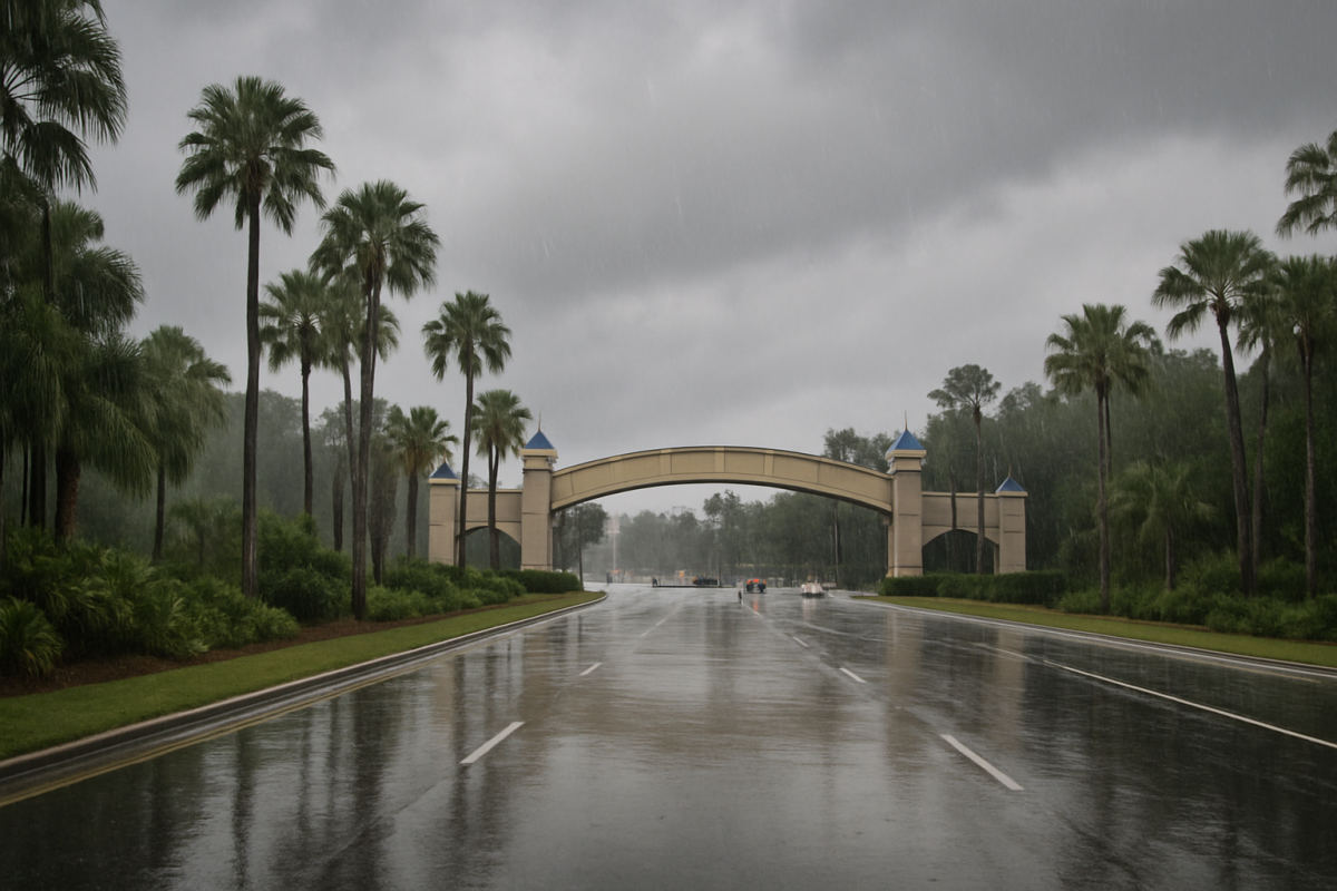 Developing Gulf System Could Bring Rain to Disney World