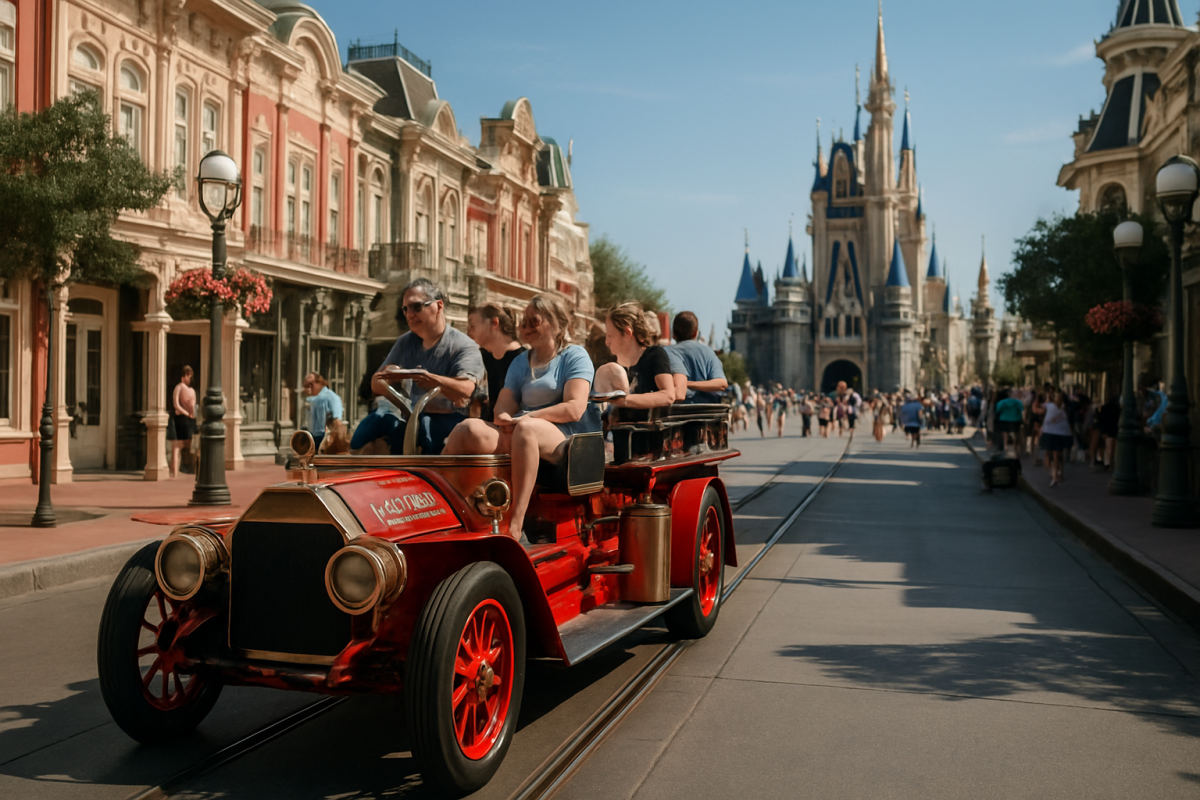Magic Kingdom Fire Engine Returns to Main Street Service