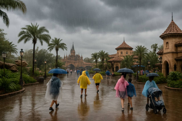Wet Weather Pattern Forecast for Disney World Week