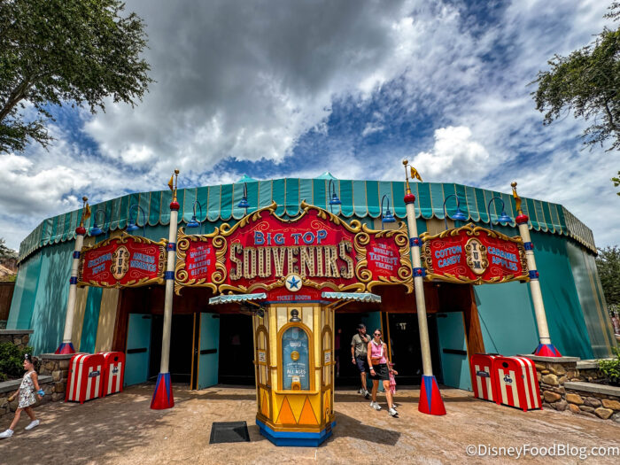 Big Top Souvenirs Reopens at Magic Kingdom With a New Snack Menu