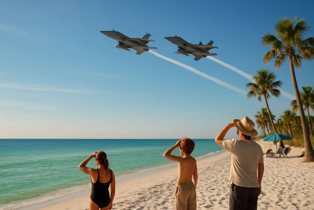 Blue Angels Beach Flyby Review Clears Pilots of Wrongdoing