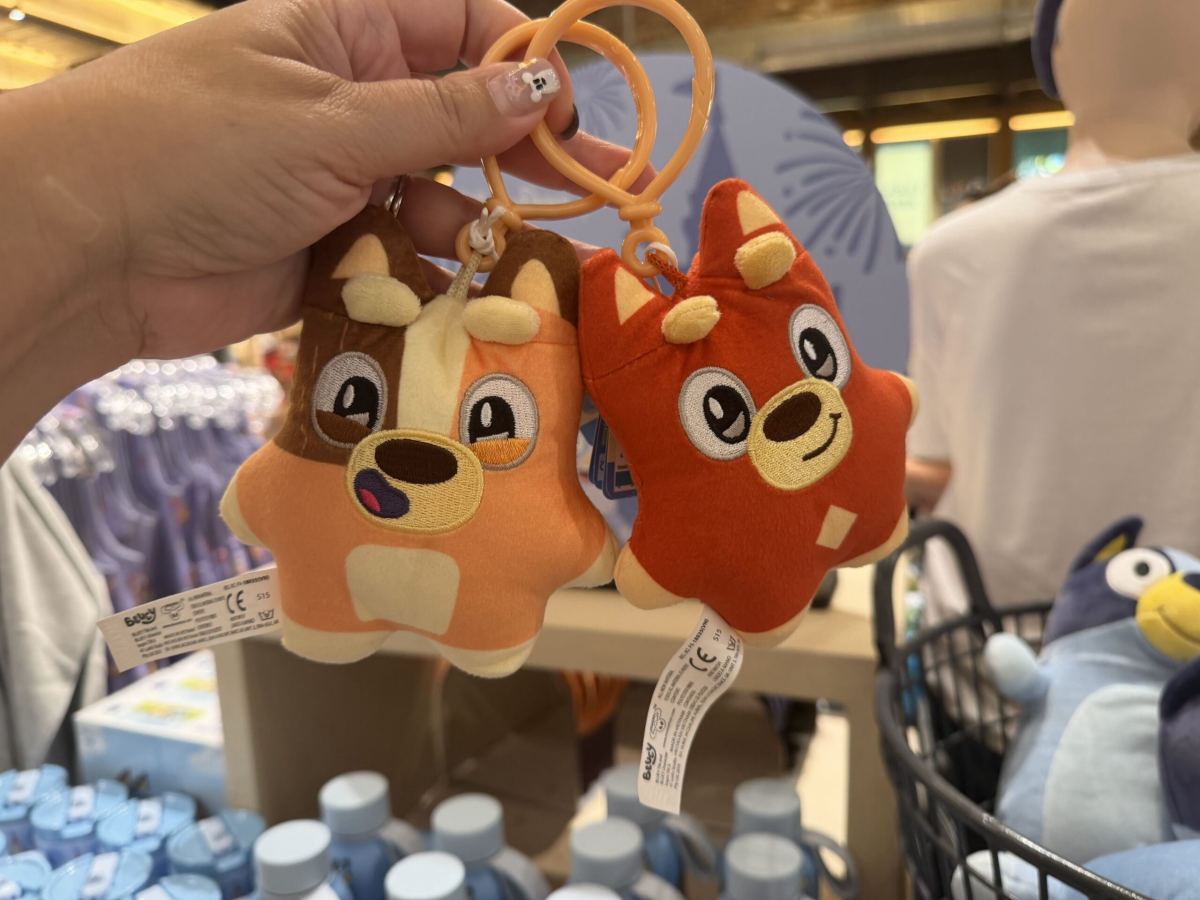Bluey Bag Charms and Car Magnet Land at Disney Springs
