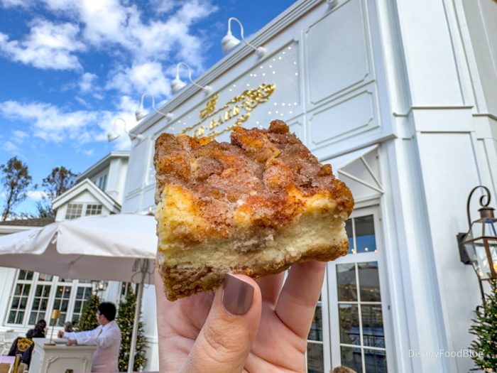 Snickerdoodle Cheesecake Bar Returns to Disney's Cake Bake Shop