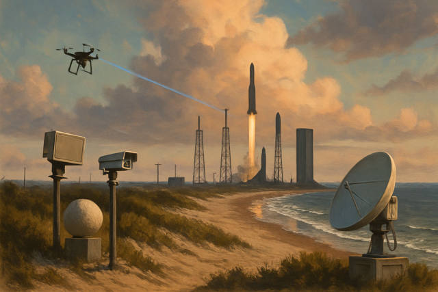 Cape Canaveral Space Force Station Plans Anti-Drone Lasers