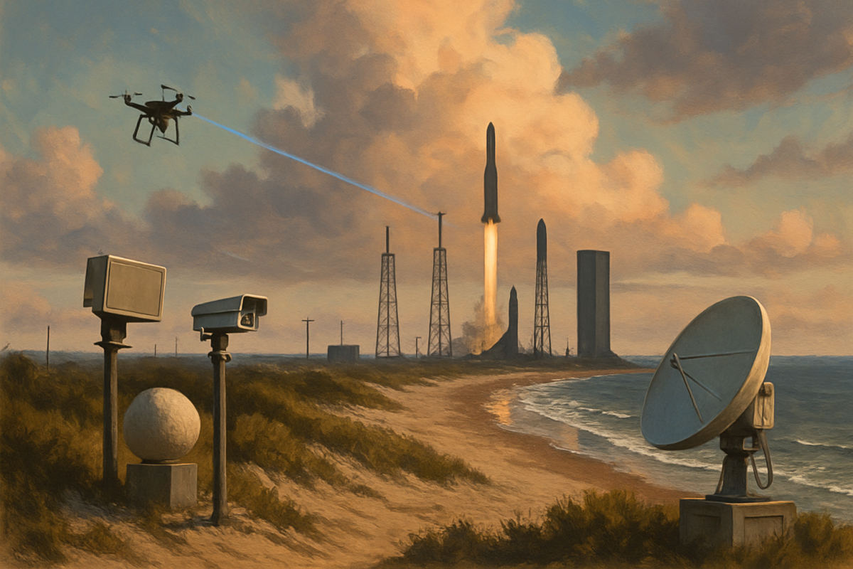 Cape Canaveral Space Force Station Plans Anti-Drone Lasers