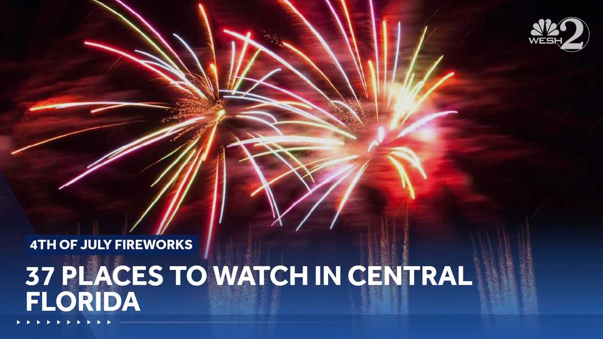 37 Spots to Catch 4th of July Fireworks in Central Florida