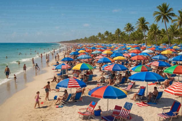 Central Florida Beaches Ready for Big July 4th Crowds