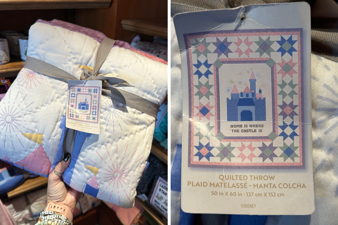 Cinderella Castle Quilt Now on Shelves at Magic Kingdom