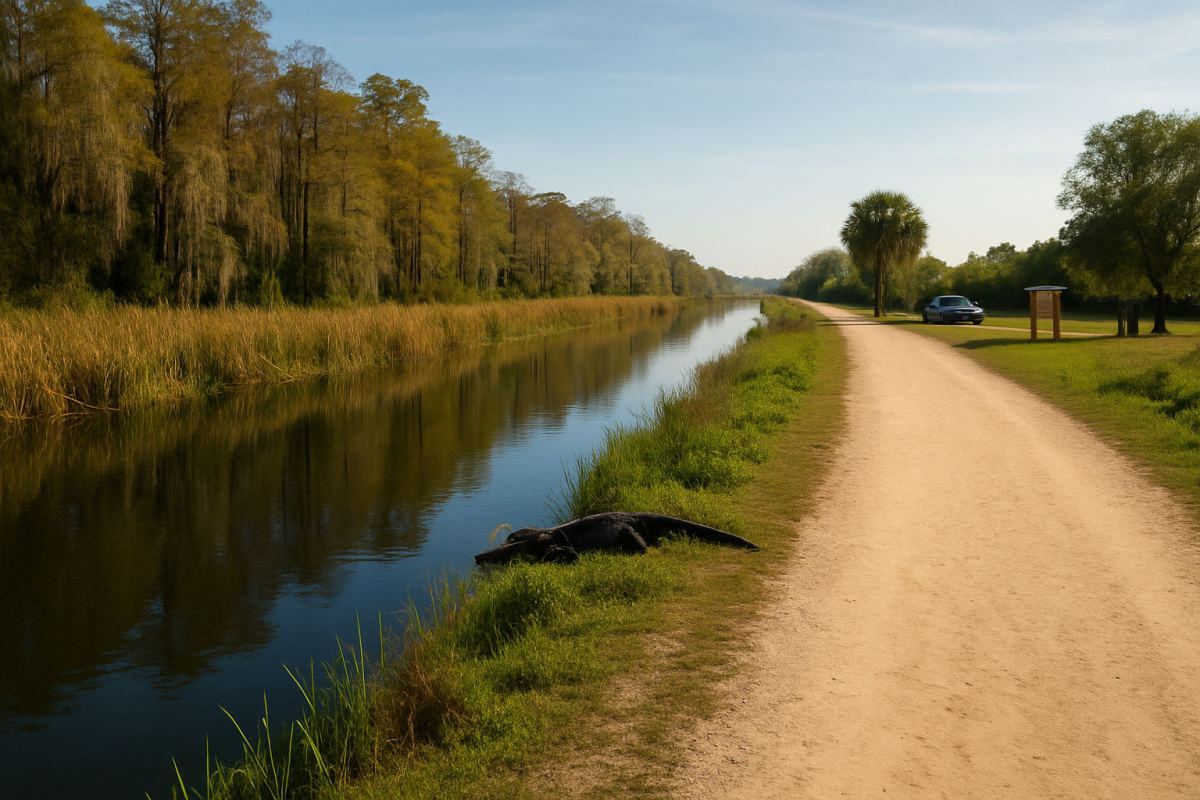 Circle B Bar Reserve: Alligator Alley, Parking & Wildlife