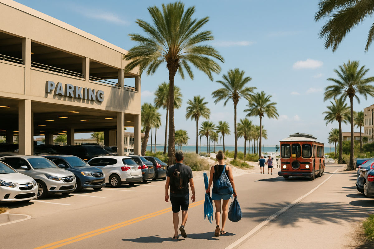 Clearwater Beach Parking 2026: Lots, Garages & Trolley