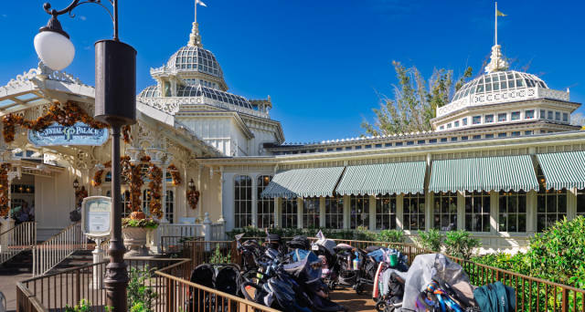 Crystal Palace Adds Dedicated Stroller Parking at Magic Kingdom