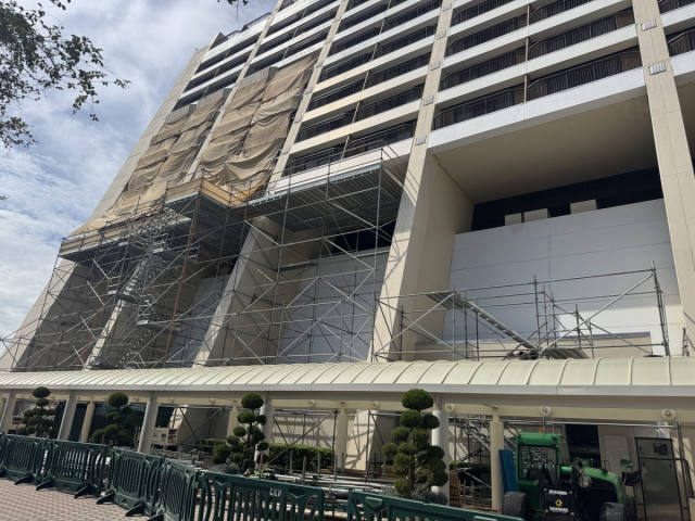 Scaffolding Expands at Disney’s Contemporary Resort