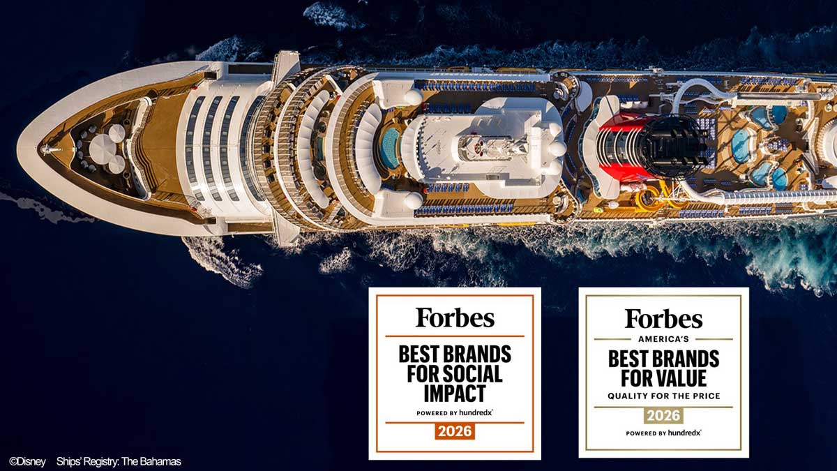 Disney Cruise Line Leads Forbes 2026 Rankings for Cruises