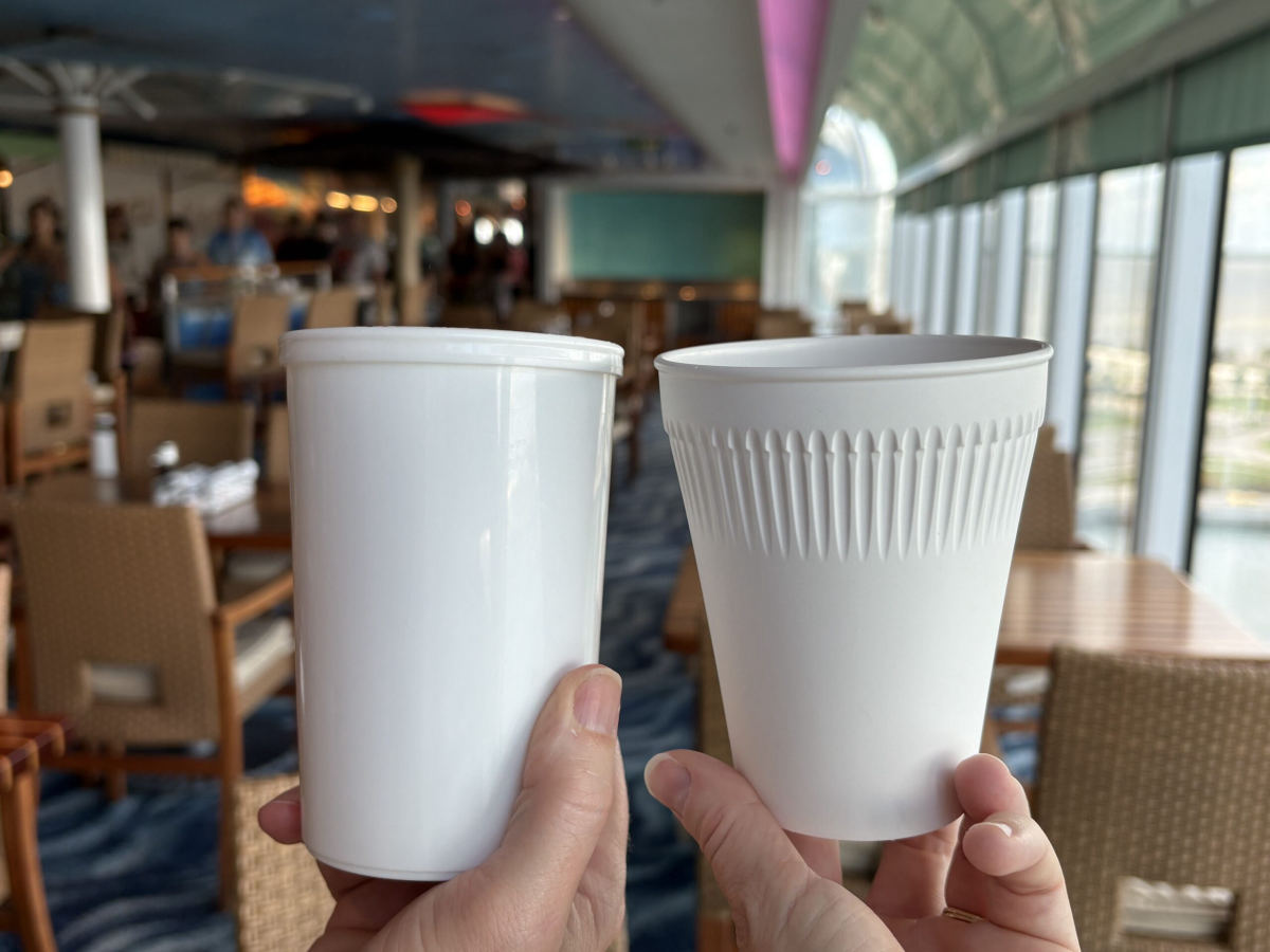 Disney Fantasy Adds Reusable Cups at Poolside Drink Stations