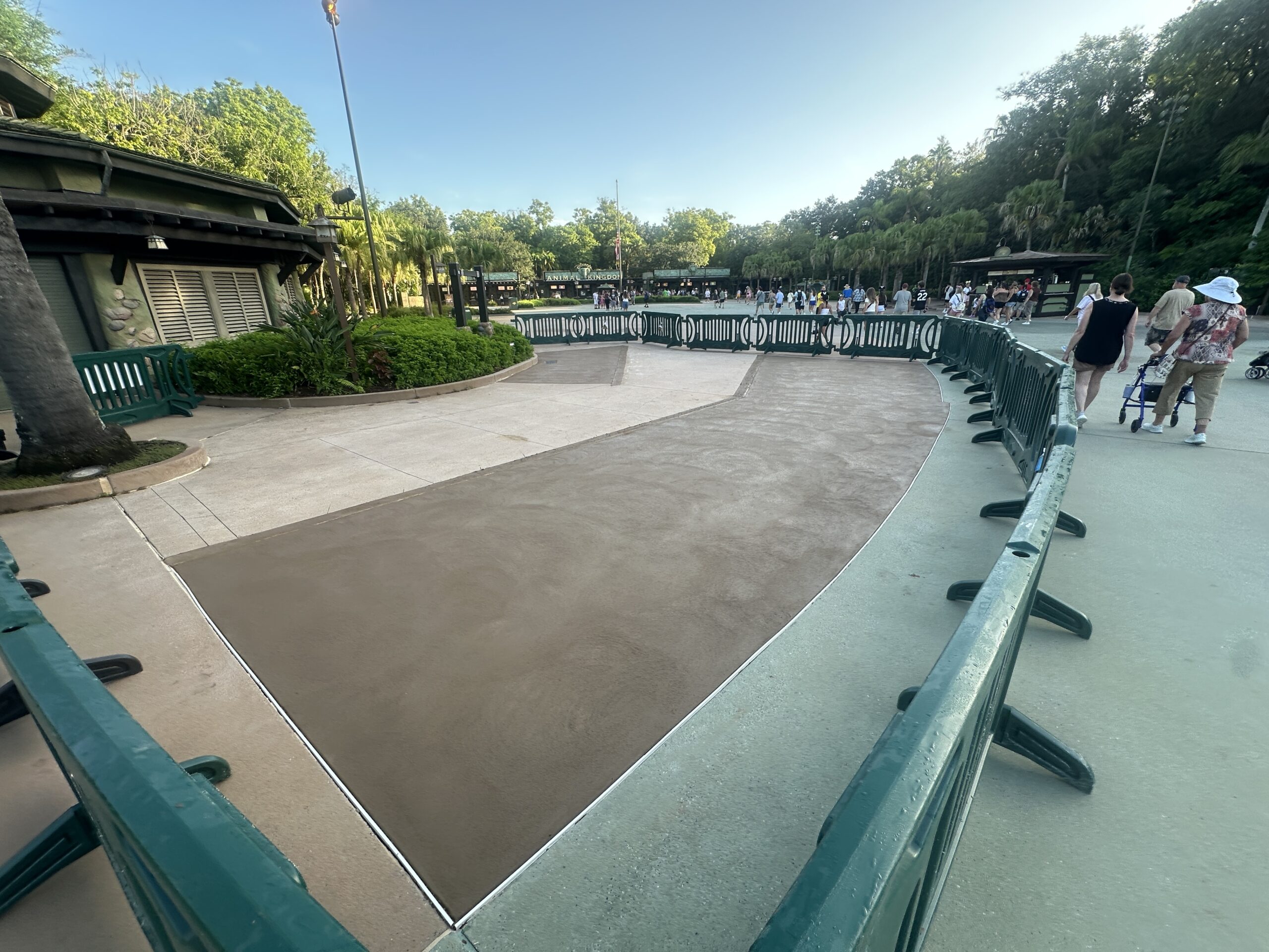 Animal Kingdom Entrance Gets a Pavement Makeover