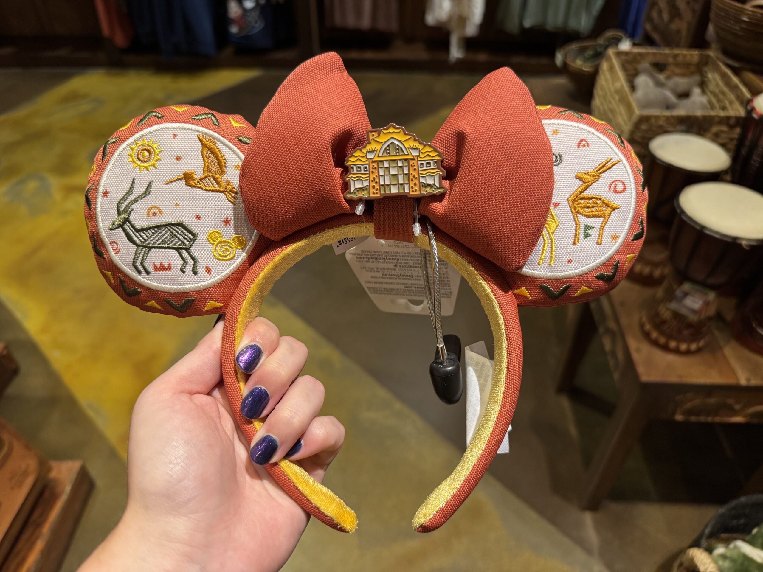 Animal Kingdom Lodge Ear Headband Now at Disney World