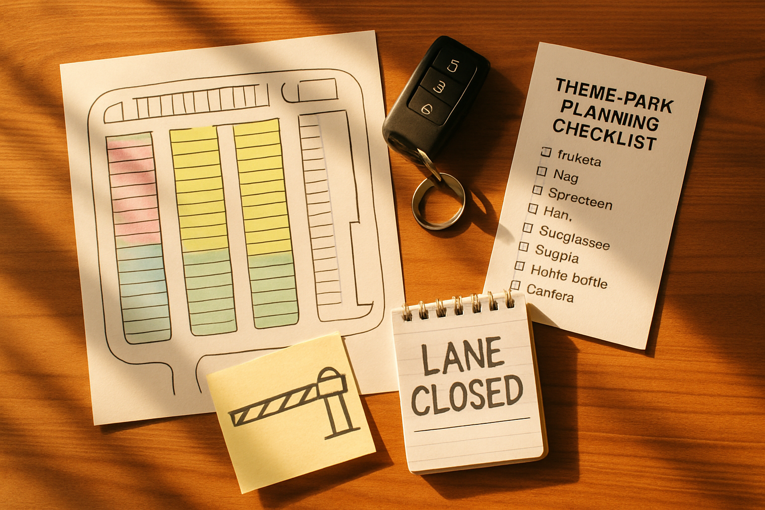 Disney's Hollywood Studios Parking Lanes Now Lock You In