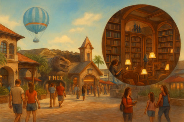 Disney Springs Fans Float a Bookstore for Empty Restaurant Space