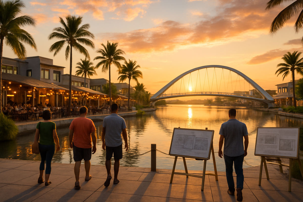 Disney Springs Permits Include Lagoon Bridge and Restaurants