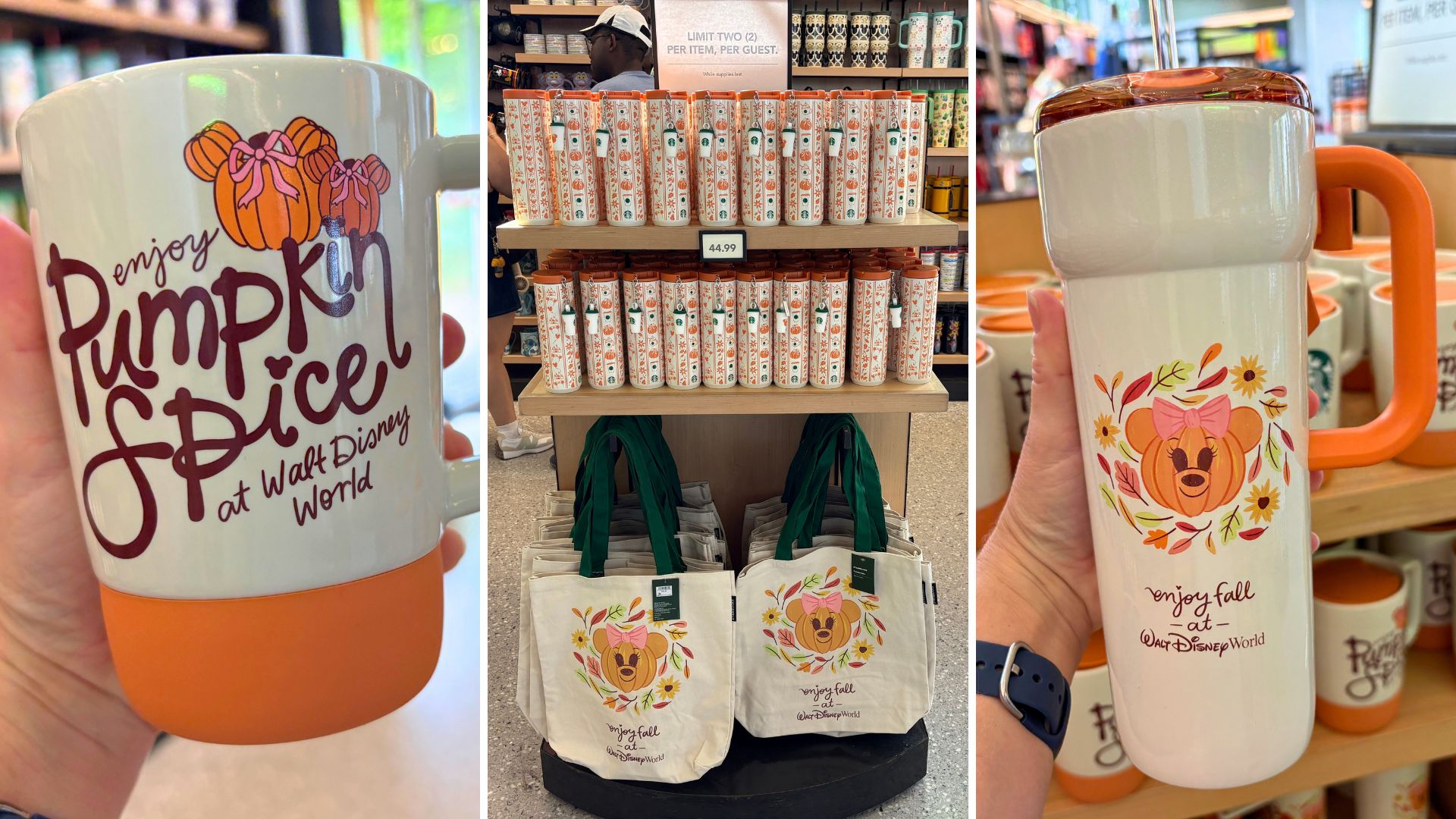 Disney x Starbucks Fall Collection Lands at Walt Disney World
